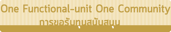 การขอรับทุนสนับสนุน